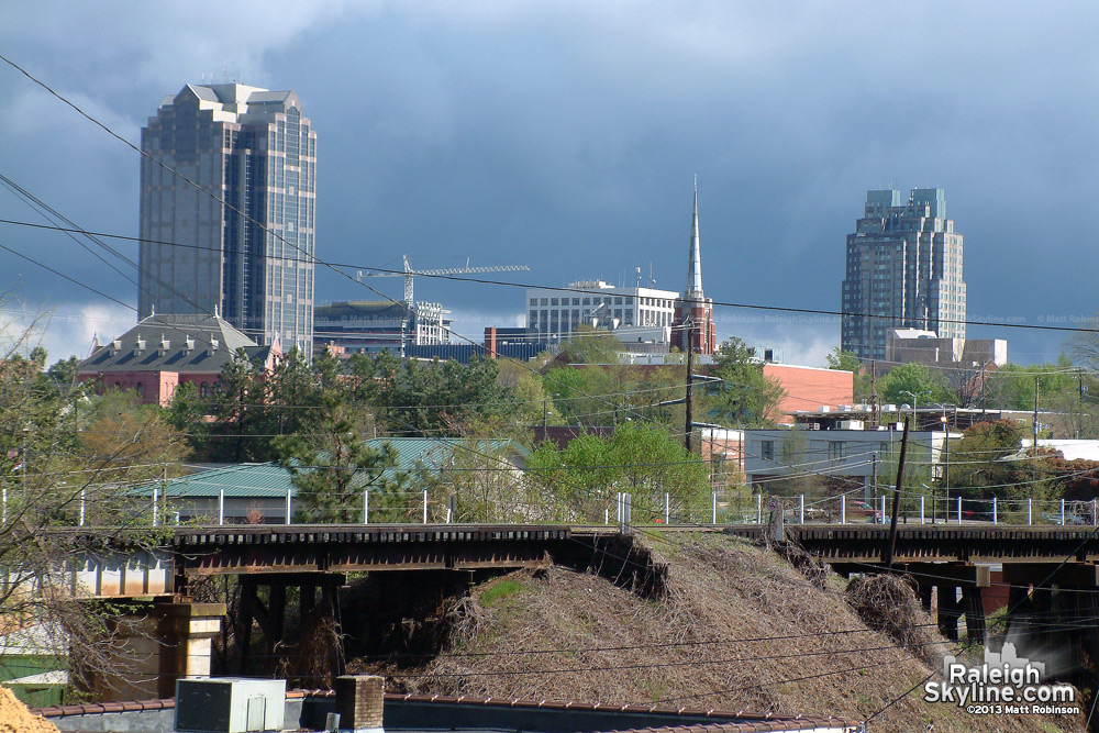 Peace Street and Glenwood Ave Skyline