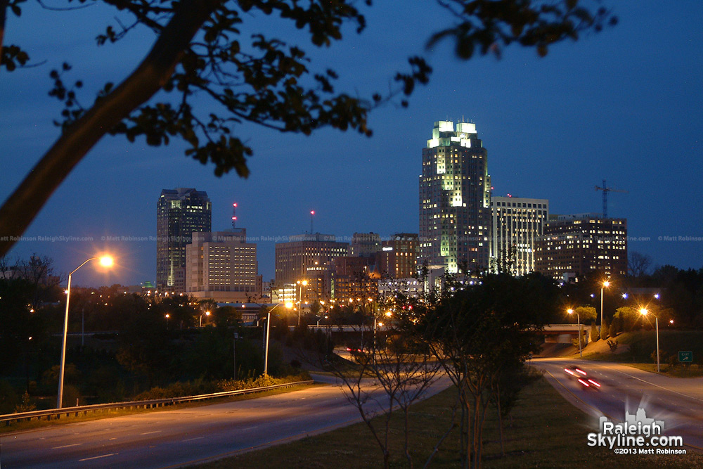 South Saunders at night