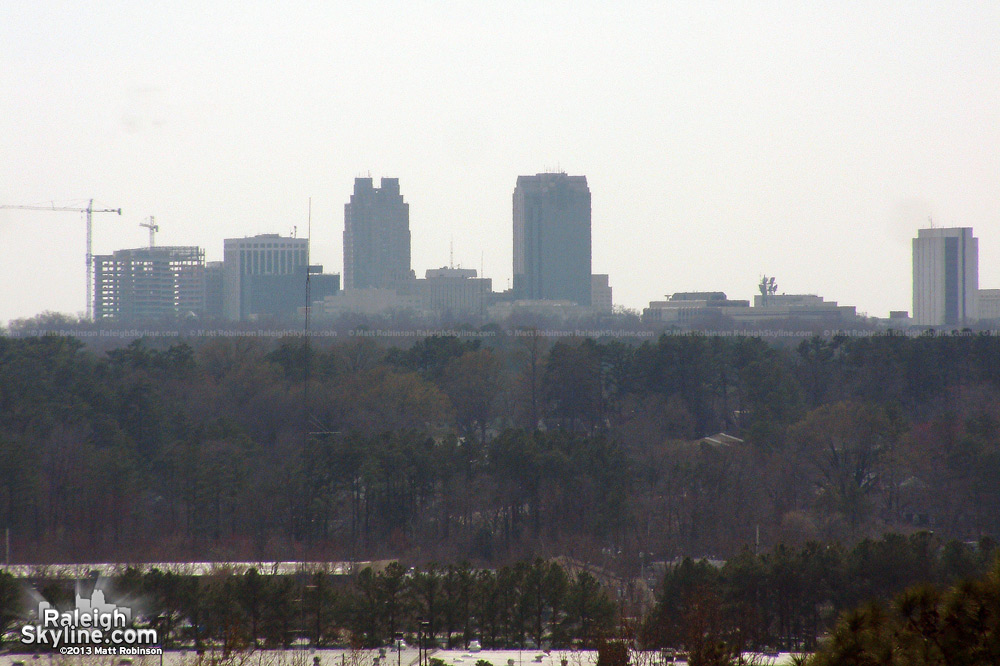 Skyline from Raleigh Community Hospital