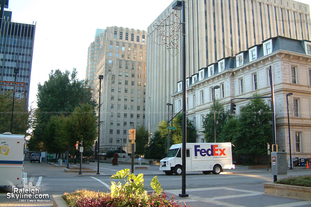 Post office and Fayetteville Street Mall