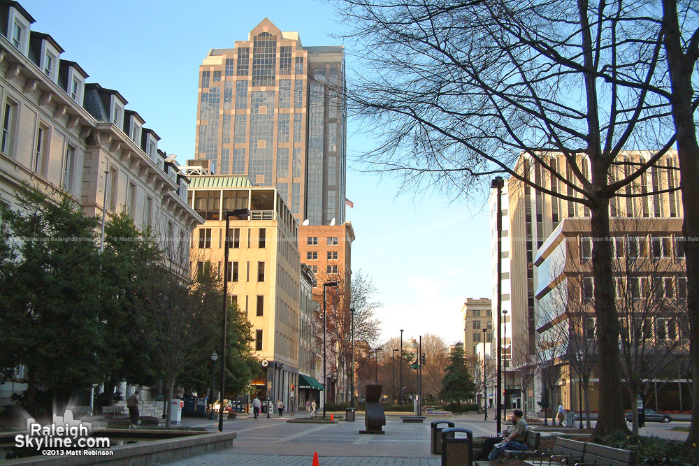 First Union Capitol Center and Fayetteville Street Mall