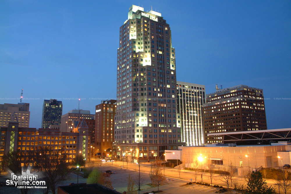 Downtown with the Civic Center