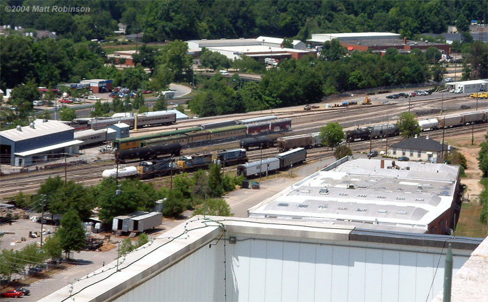 CSX Yard from the rooftop of the Archdale Building