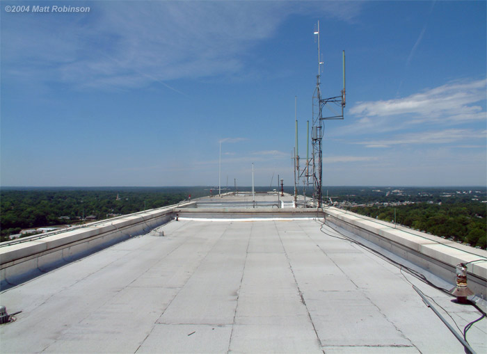 Flat rooftop of the Archdale Building