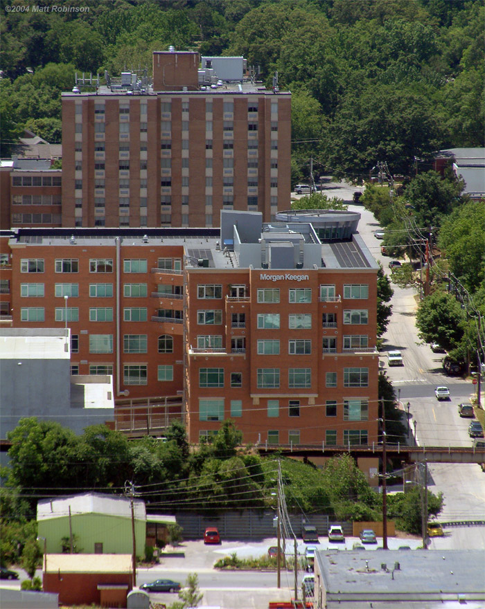 2004 view of Glenwood South from the rooftop of the Archdale Building