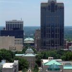 Downtown Raleigh from the rooftop of the Archdale Building