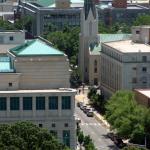 Salisbury Street from the rooftop of the Archdale Building 2004