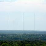 Three TV Towers near Clayton from the rooftop of the Archdale Building