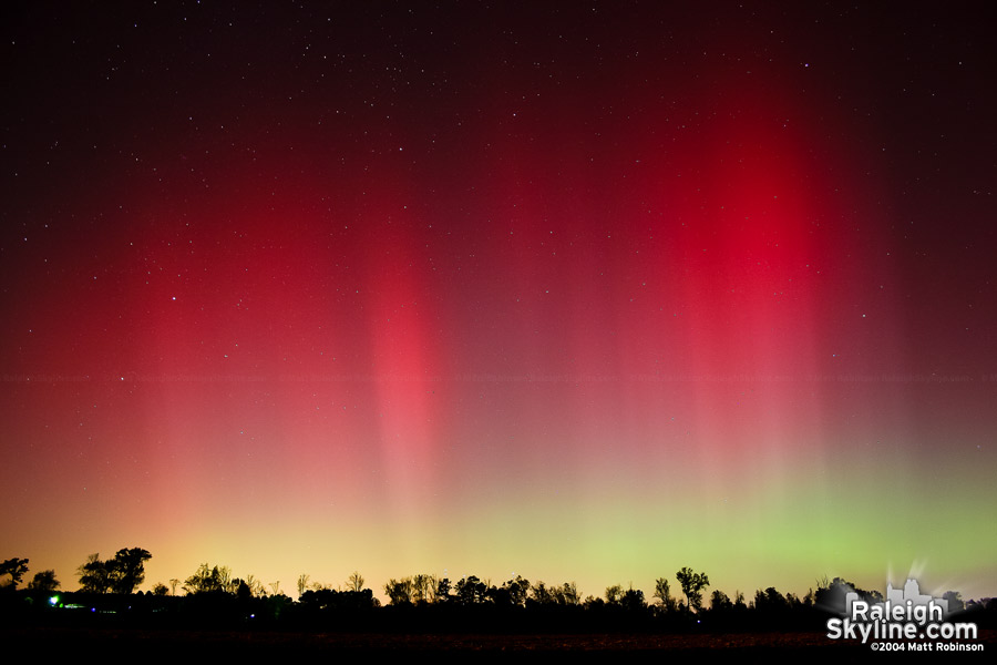 Aurora Borealis in Raleigh, NC - November 8, 2004