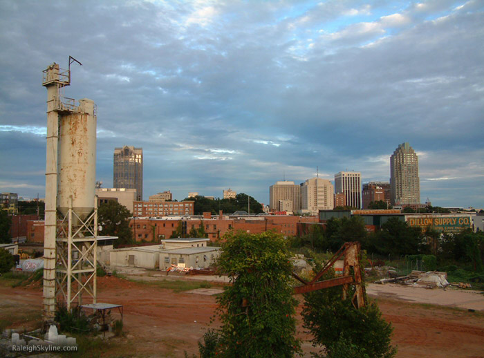 2004 view of Raleigh from Boylan Bridge