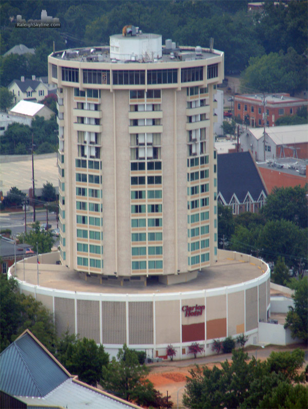 The Clarion Hotel from the Cardinal Club in 2004