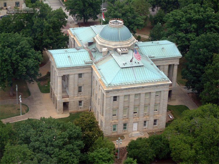 North Carolina State Capitol from the Cardinal Club in 2004