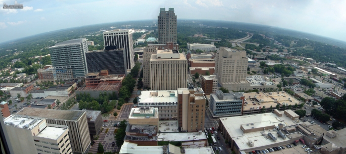 Wide Panorama from the Cardinal Club in 2004