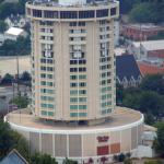 The Clarion Hotel from the Cardinal Club in 2004