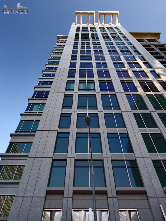 Staring up at Two Progress Plaza.