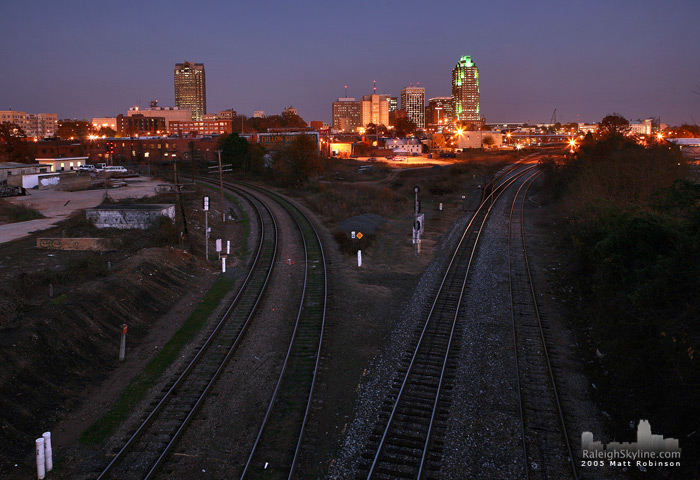 Downtown seen from Boylan Avenue.