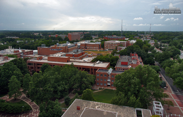 NCSU from the DH Hill Library Roof