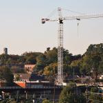 Another construction tower crane for the Bloomsbury Estates.