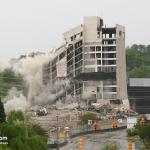 Raleigh Crabtree Valley Sheraton Hotel Implosion