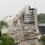 Raleigh Crabtree Valley Sheraton Hotel Implosion