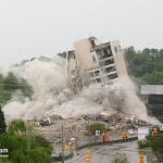 Raleigh Crabtree Valley Sheraton Hotel Implosion