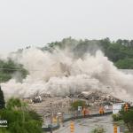 Raleigh Crabtree Valley Sheraton Hotel Implosion