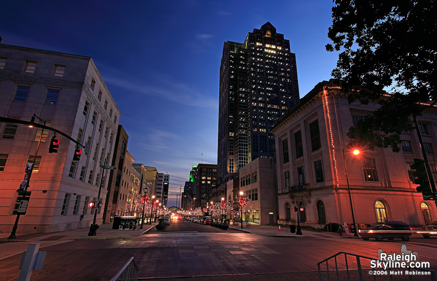 Fayetteville Street.