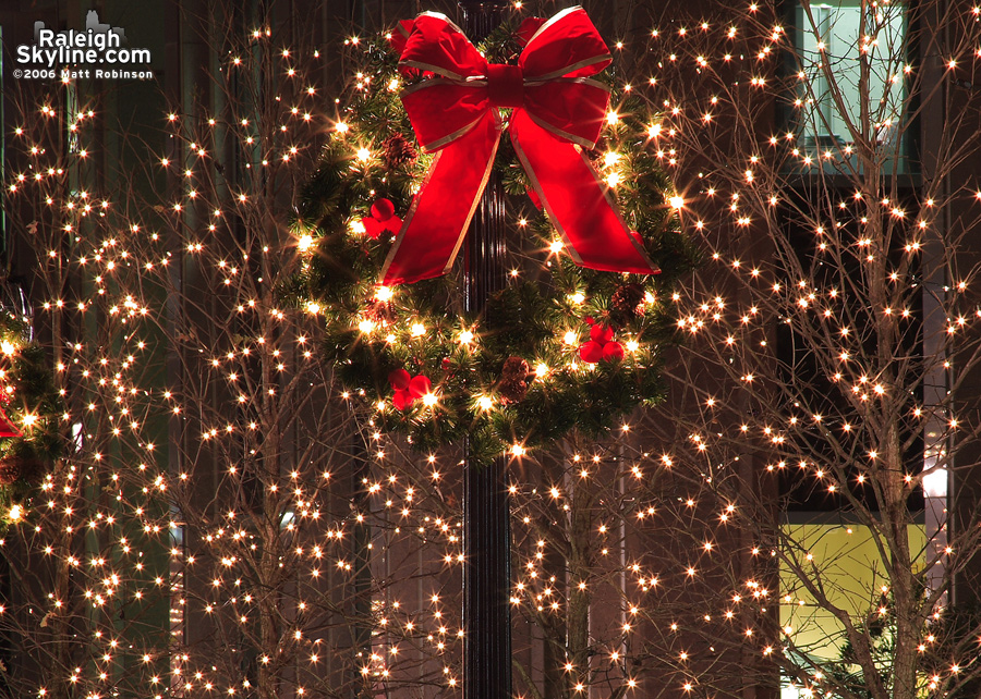 Sparkly wreath.