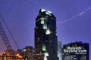 Downtown Raleigh Lightning - April 2006