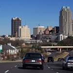 Temporary "Welcome to Raleigh" Sign of 2006