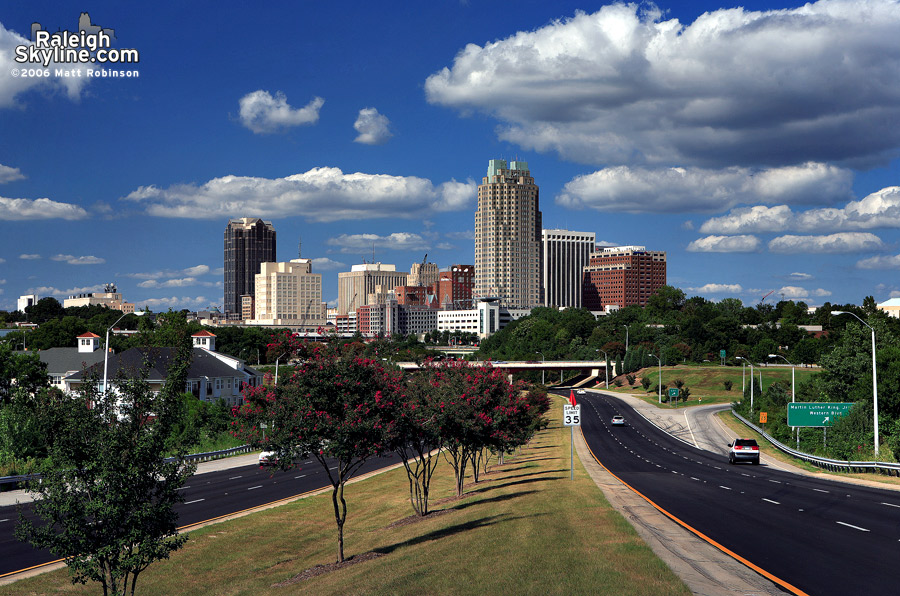 The standard South Sauders view of Raleigh.