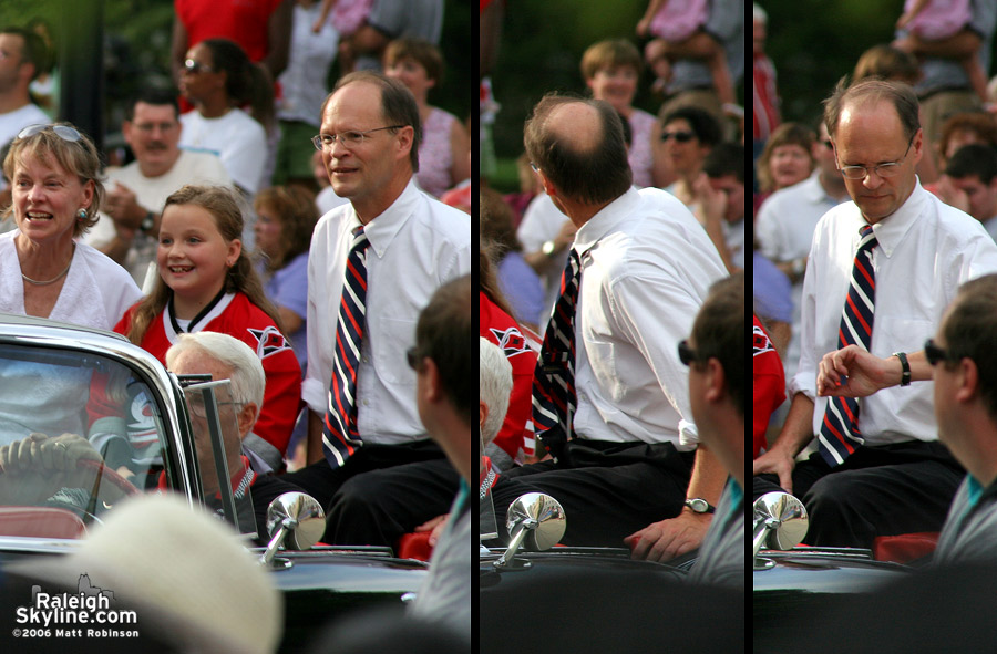 "Alright, lets get this parade under way!" ... "I thought those apaches would be here any minute." ... "What the heck, they said I wouldn't miss Seinfeld."