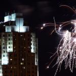 Fireworks over the Raleigh Skyline.