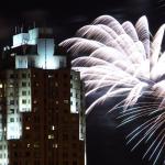 Fireworks over the Raleigh Skyline.