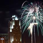 Fireworks over the Raleigh Skyline.