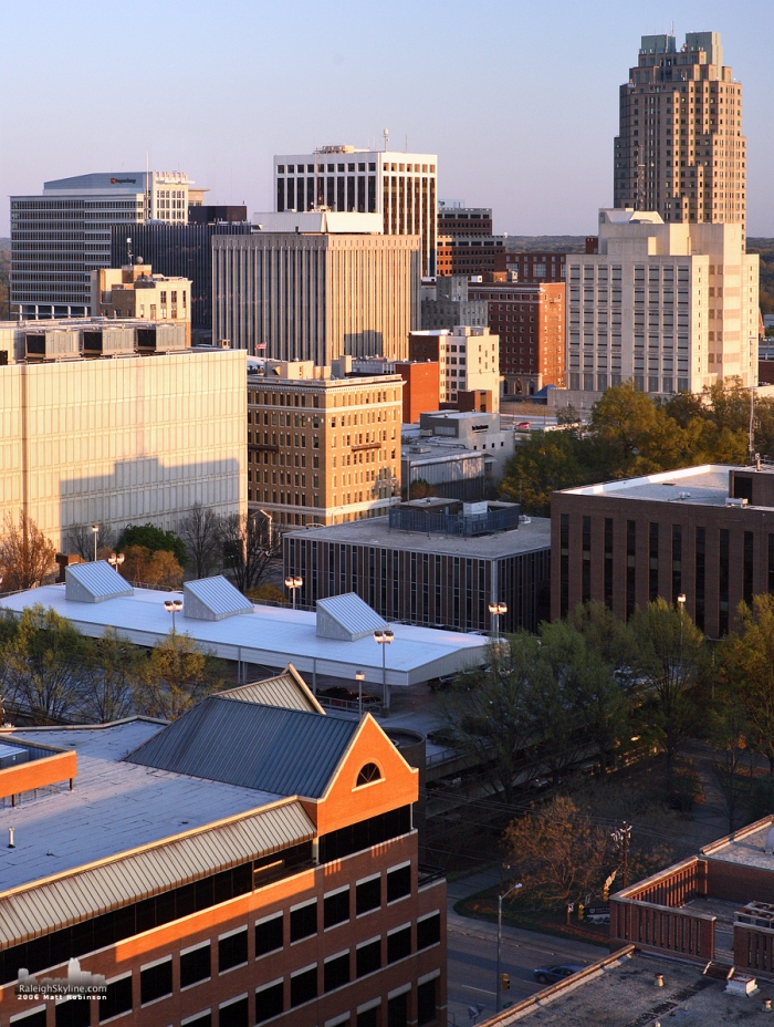 More Clarion Hotel views of downtown Raleigh.