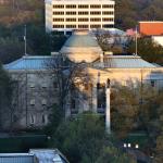 The North Carolina State Capitol building, downtown Raleigh.