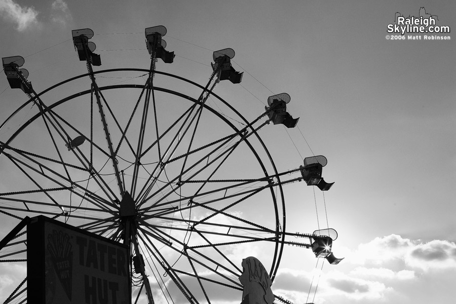 It seemed there were three ferris wheels this year.