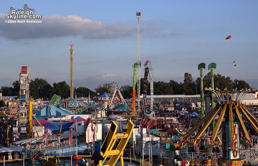 The Raleigh State Fair Skyline!