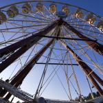 The big ferris wheel from below.