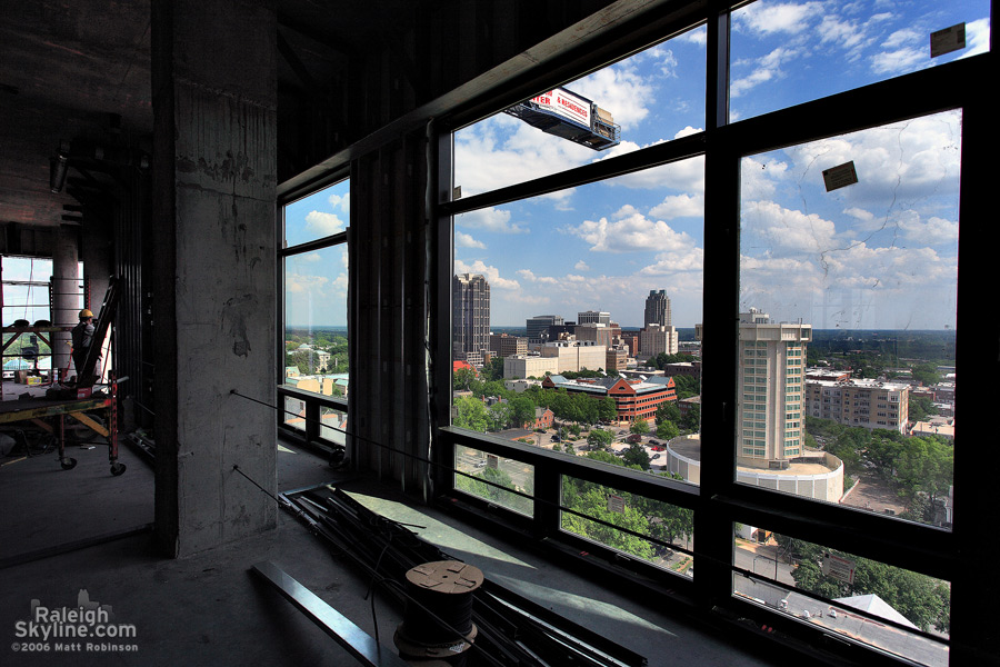 From inside the Quorum Center.