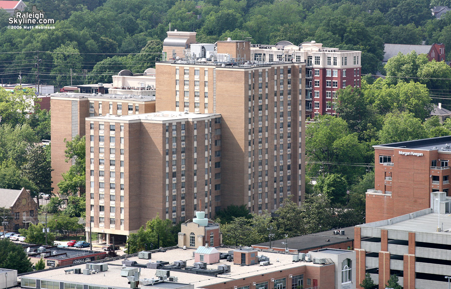 Glenwood towers and Paramount, Raleigh.