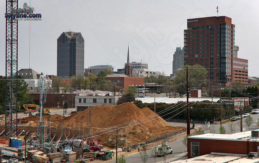 The West at North construction site.