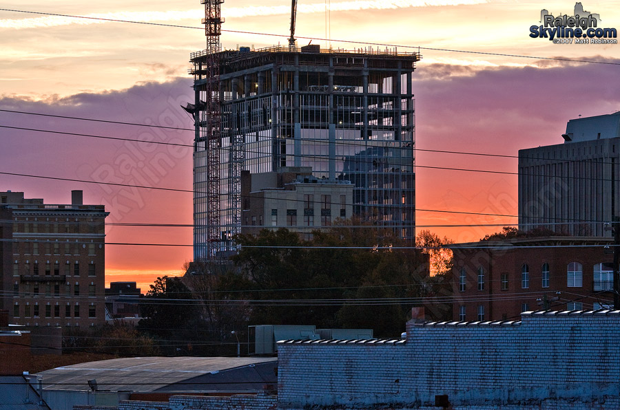 RBC Plaza rises with the sun