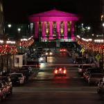 Light Play illuminates the Raleigh Memorial Auditorium