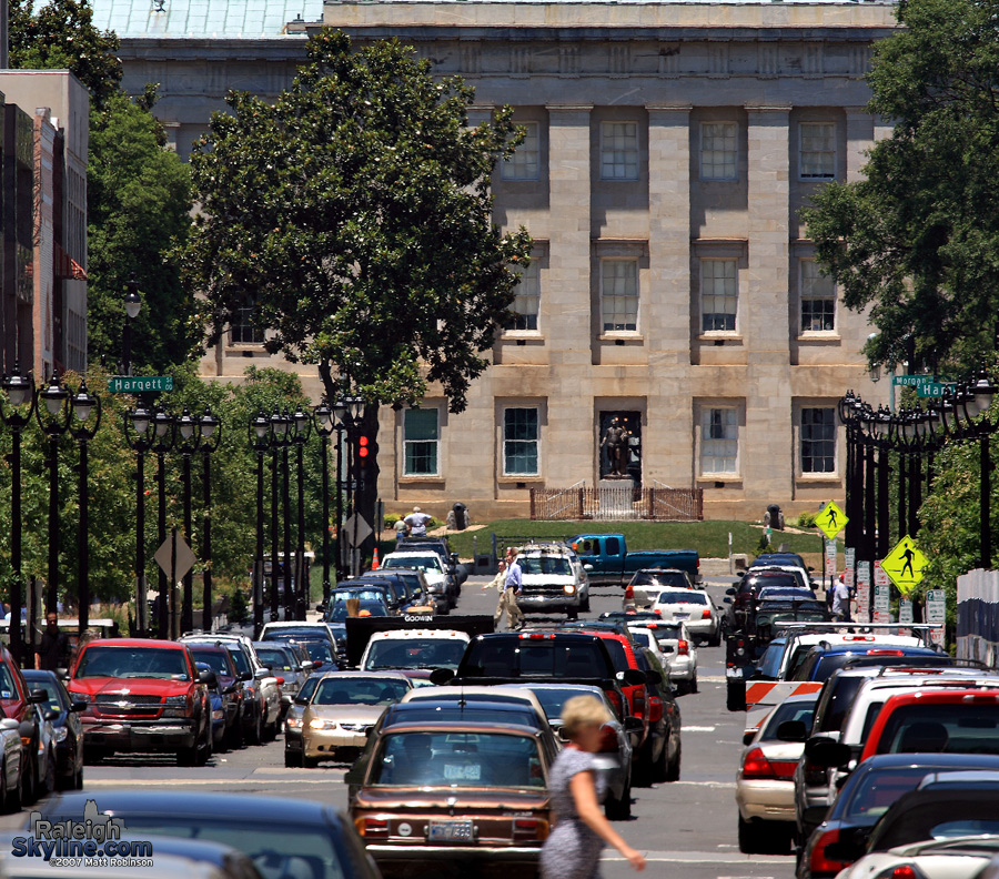  Fayetteville Street from the south end