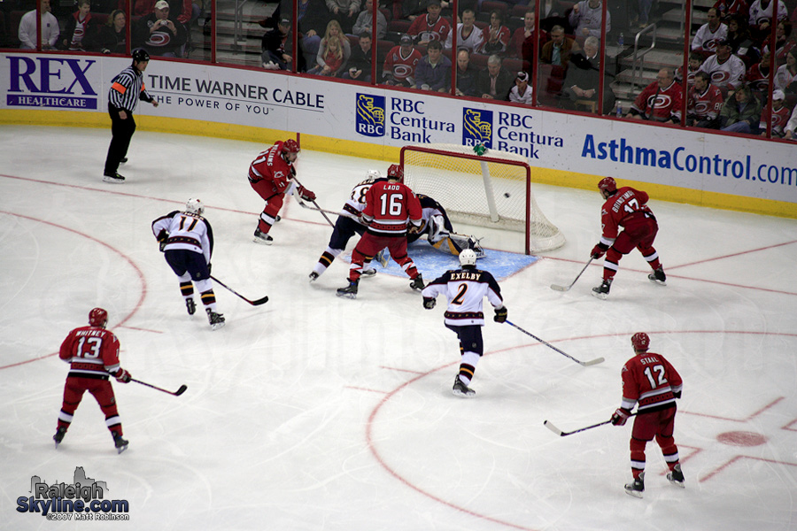 Almost a Hurricanes goal.