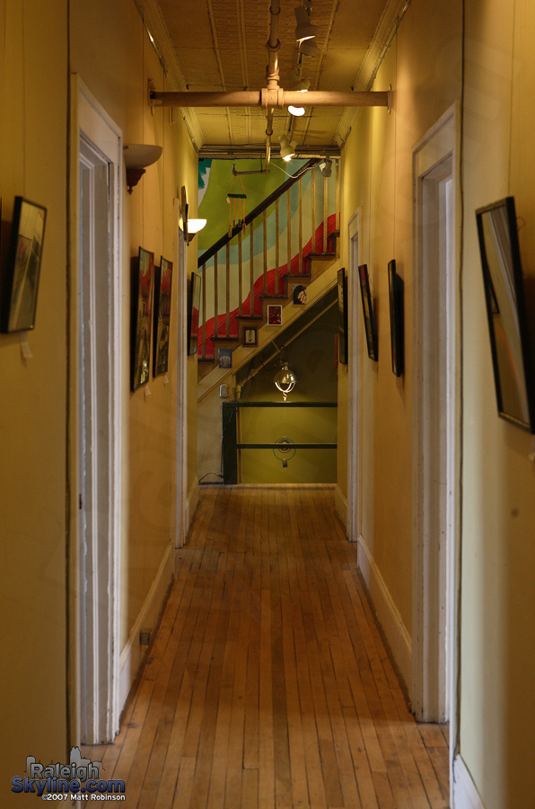 Second floor hallway of Father &amp; Son Antiques.