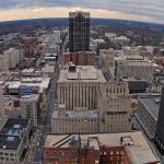 Downtown Panorama from Two Hannover Square looking north