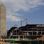 A look at the convention center progress from Dawson Street.